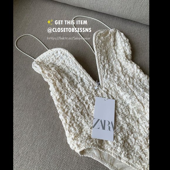 BLOGGER FAVE!!! ZARA Textured Bodysuit - Picture 16 of 16